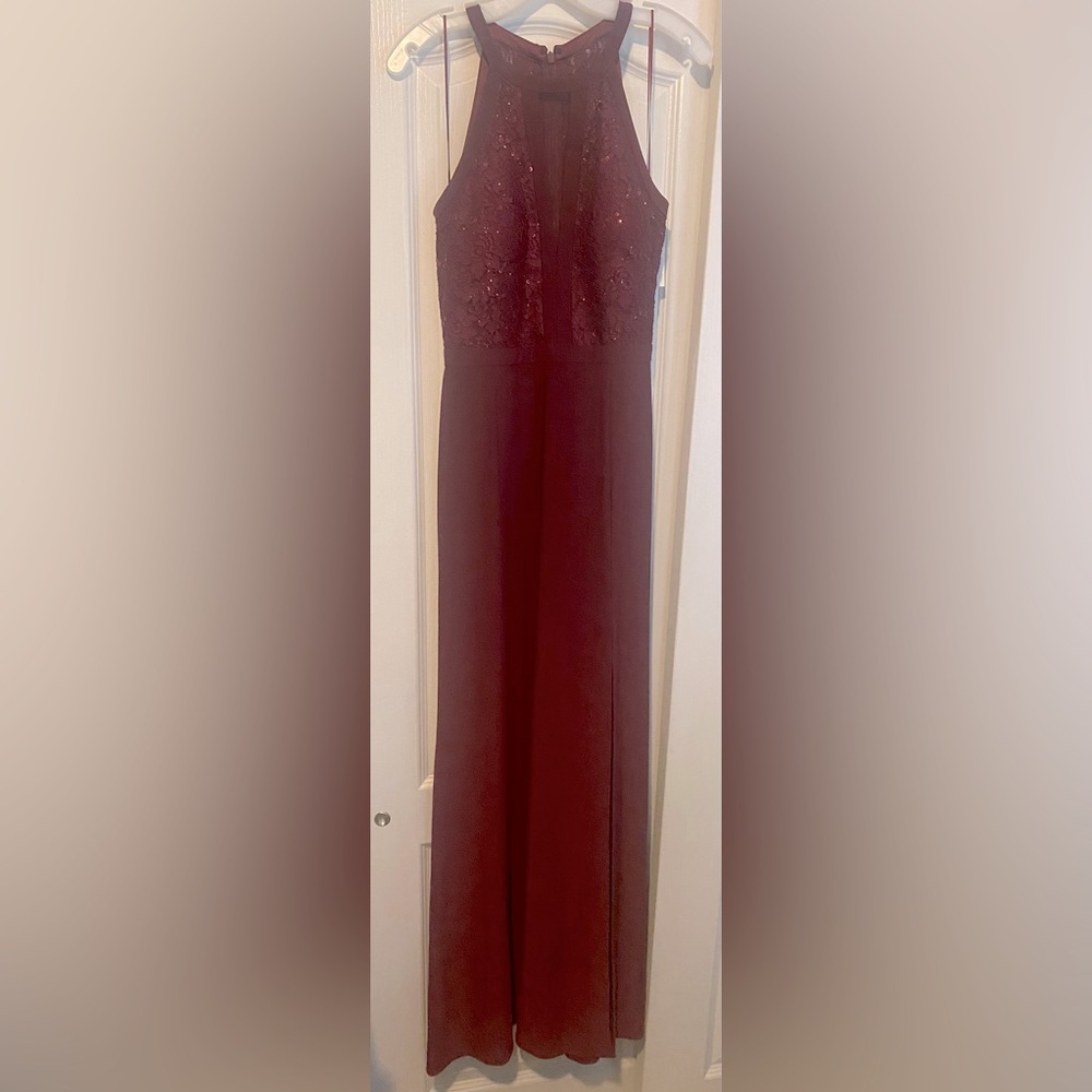 Beautiful lightweight merlot dress